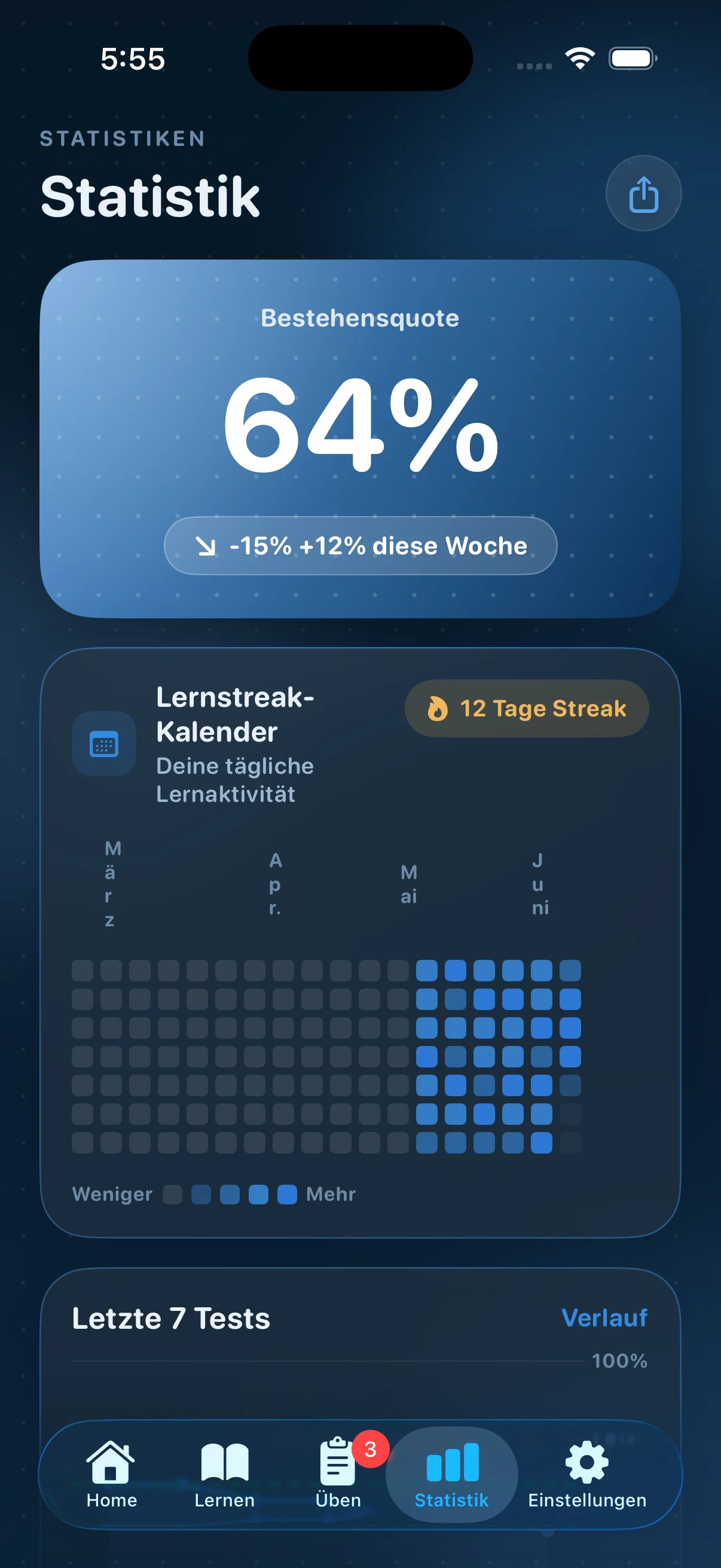 US Einbürgerungstest 2026 iPhone screenshot statistics